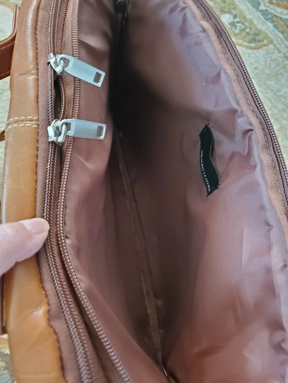 Wilsons Leather Messenger Laptop Briefcase Business Travel Carryon Bag